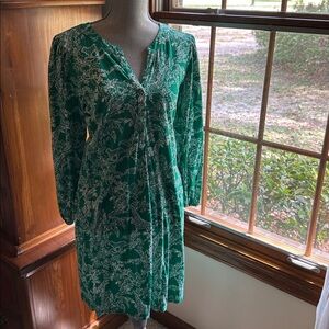 Green Floral Lily Pulitzer Women's Dress